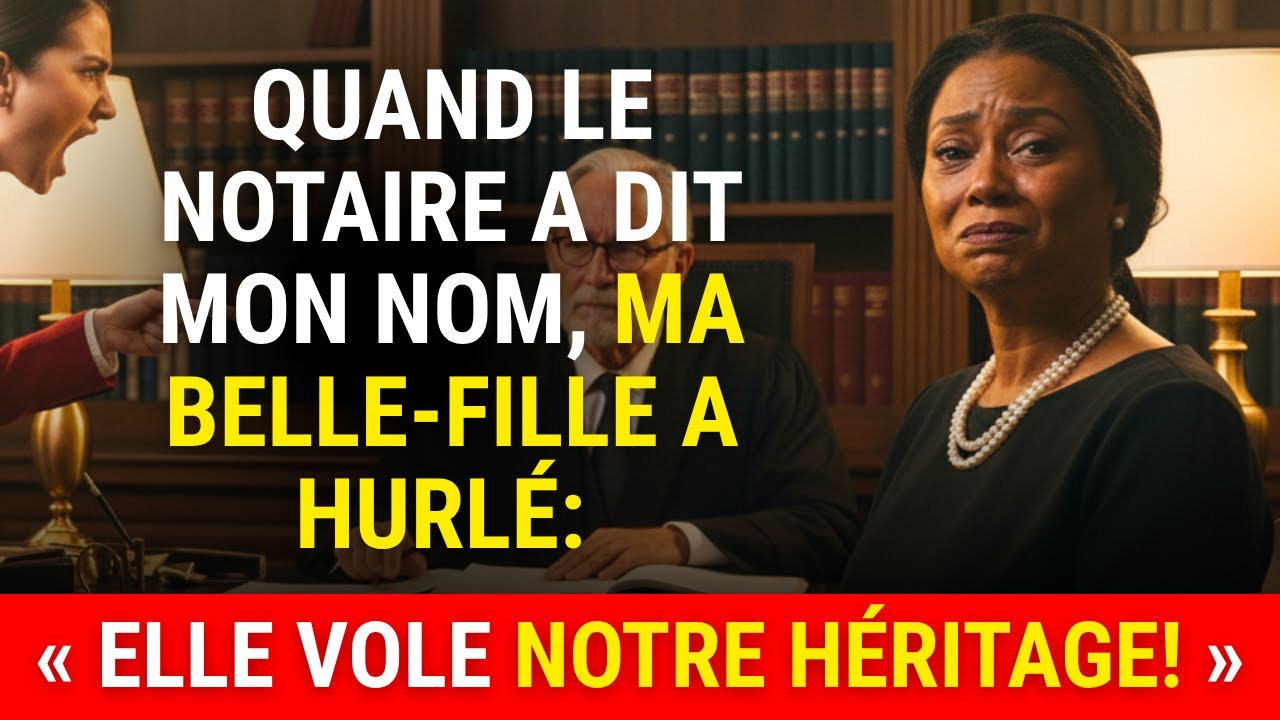 Le notaire a lu le testament de mon mari. Quand il a prononcé mon nom, ma belle-fille est devenue...