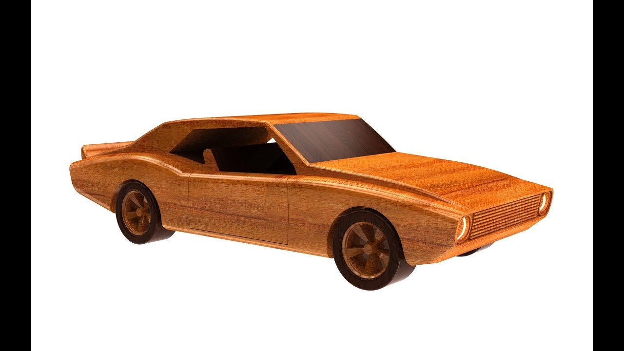 How to make a toy wooden car in SolidWorks (Chevrolet Camaro 1967) - Part1