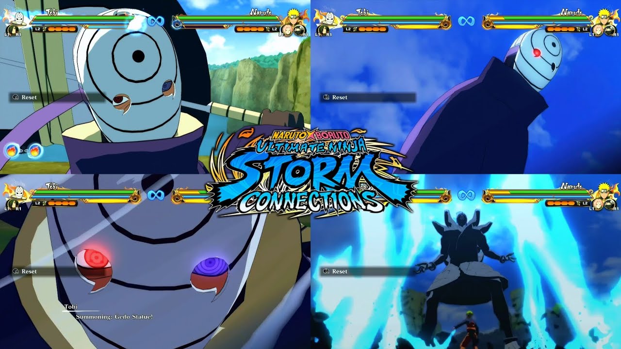Naruto Storm Connections - Tobi (The Great Ninja War) Complete Moveset