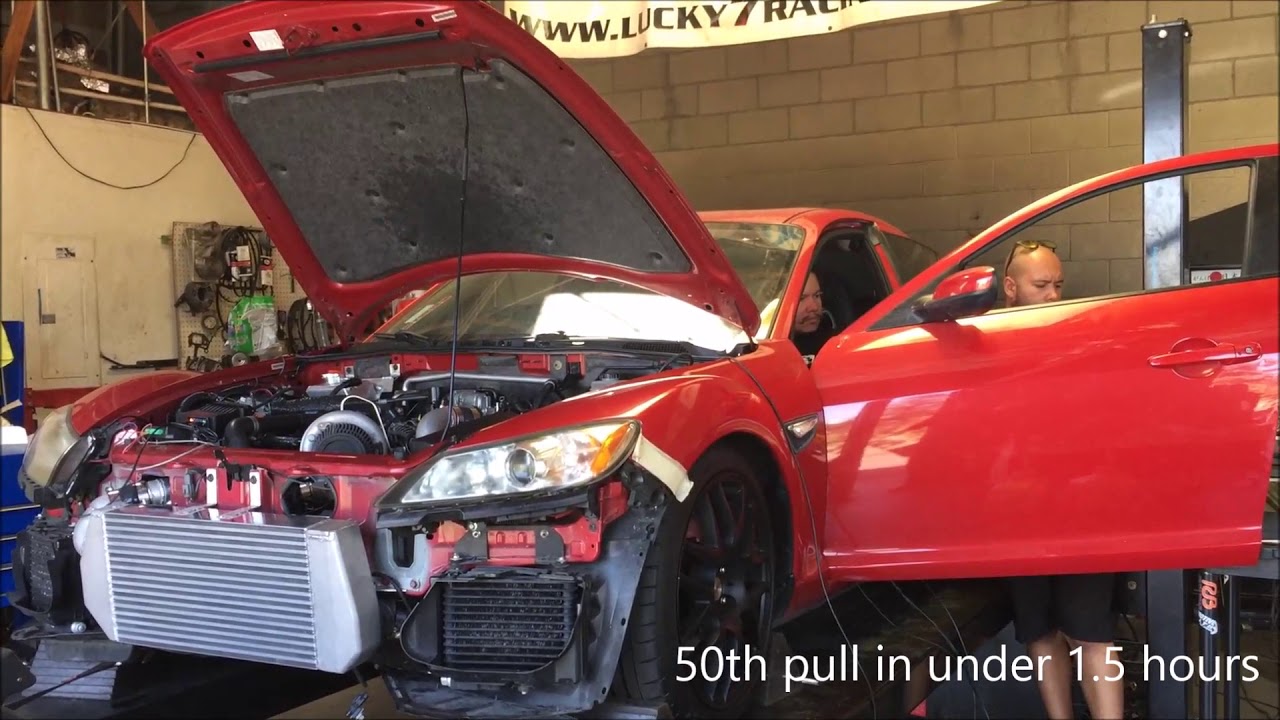 408RWHP Series2 Turbo Rx8 Factory Engine Dyno