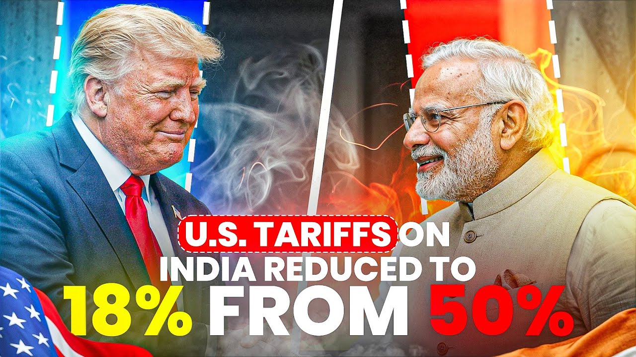 Big Win for India 😱 US Tariffs Slashed from 50% to 18% | Modi–Trump Deal?
