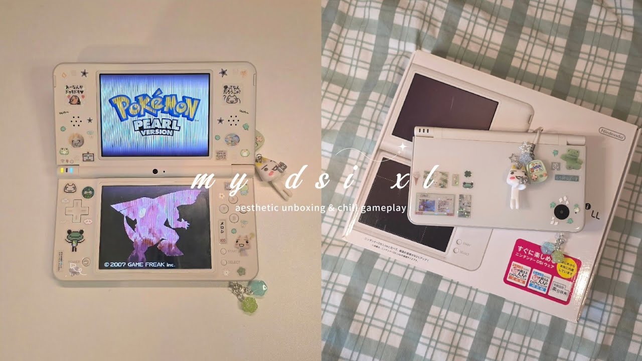🍼Эстетическая распаковка dsi xl и расслабляющий игровой сеанс