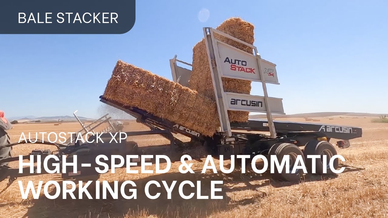 Save time and labor costs with this Bale Stacker! | AutoStack XP