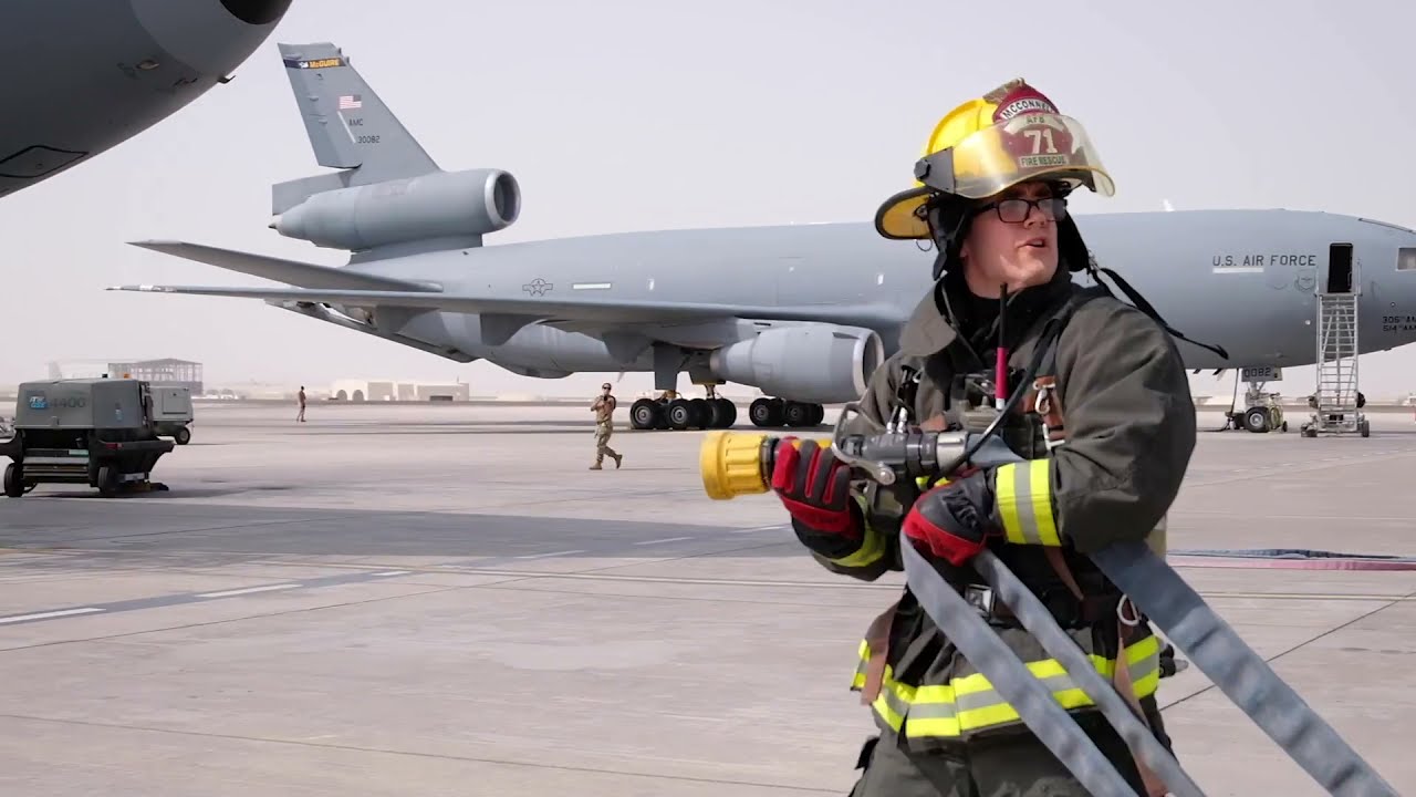 Al Dhafra Air Base Fire Excercise