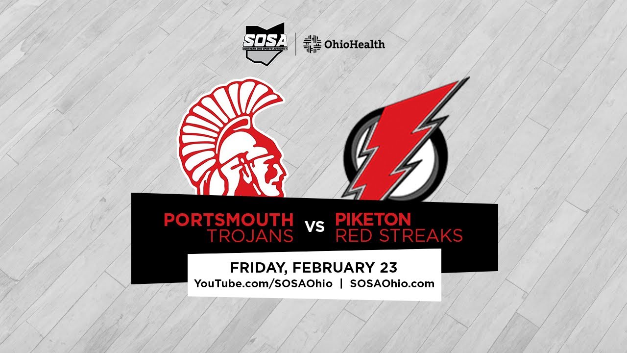 BOYS BB Sectional Final - Portsmouth Trojans vs Piketon Red Streaks