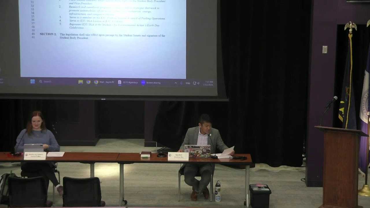 02/12/2025 Student Senate Meeting