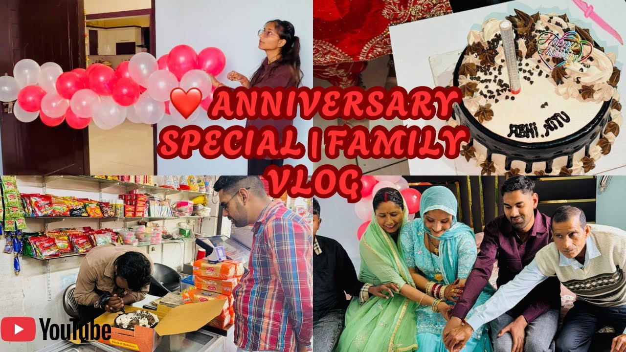 ❤️ Happy Anniversary Surprise 😍// Family Celebration 