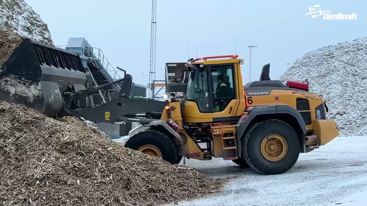 Studiebesök på Jämtkrafts kraftvärmeverk