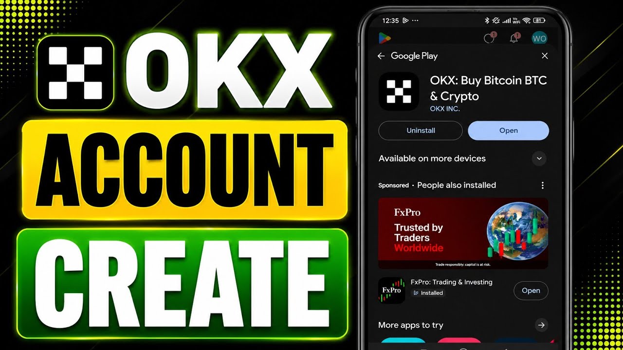 OKX Exchange Par Account Kaise Banaye | How to Create OKX Exchange Account 2026