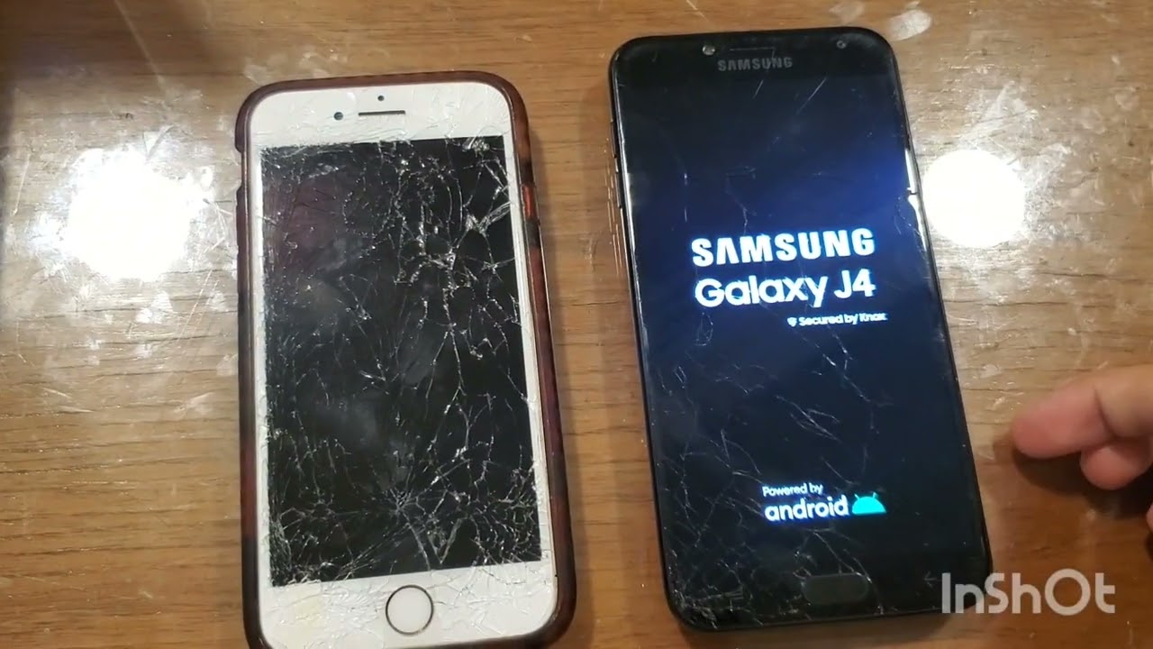 Samsung Galaxy J4/Iphone destruido 《2025》