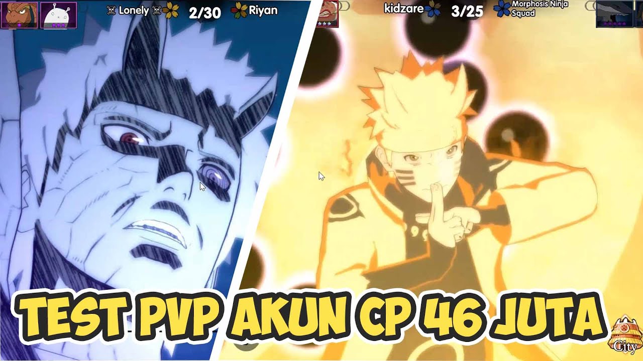 AKUN CP GEDE LAWAN SULTAN | LANE UP TERBAIK | RASENGAN RIVALS