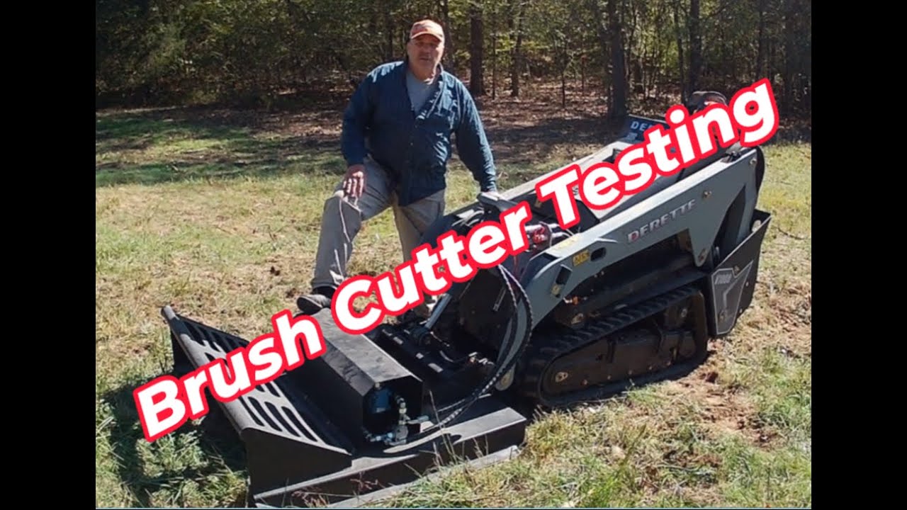 Derette V1000 Brush Cutter in Action