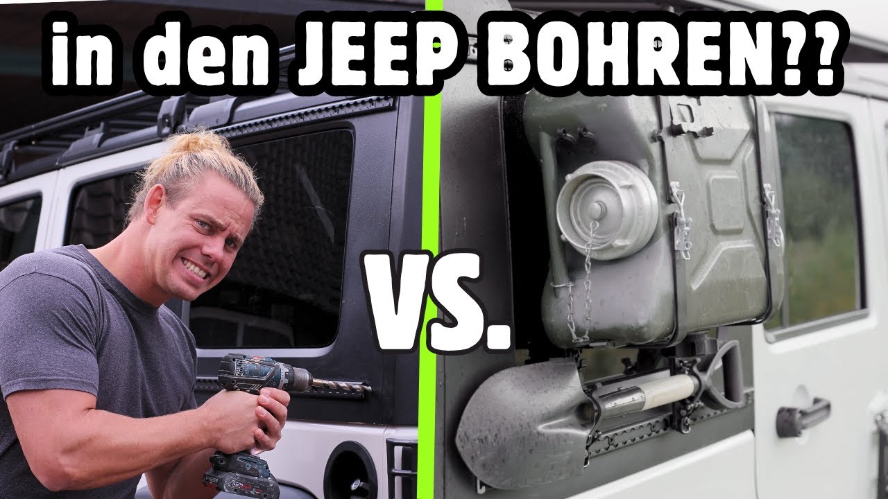 Airlineschienen installation Jeep Wrangler