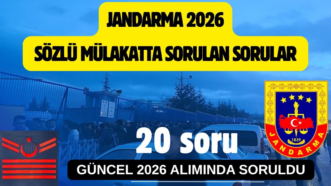 Jandarma Uzman Erbaş (Çavuş) Sözlü mülakatta  çıkmış sorular GÜNCEL 2026 ALIMINDA SORULDU  #jandarma