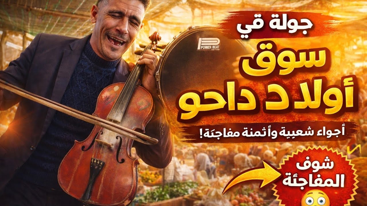 أجواء جميلة وفطور بلدي في سوق أولاد داحو طريق هوارة.نواحي أكادير