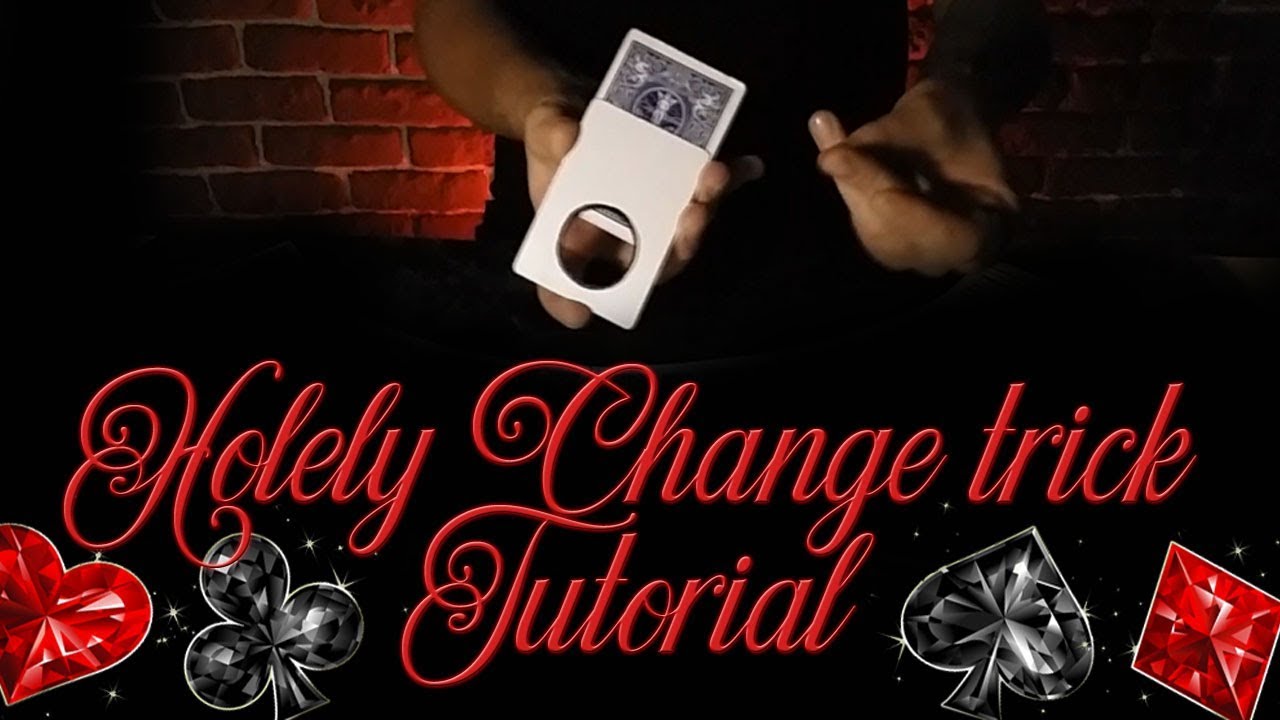 Holely change (my version) // card trick // tutorial