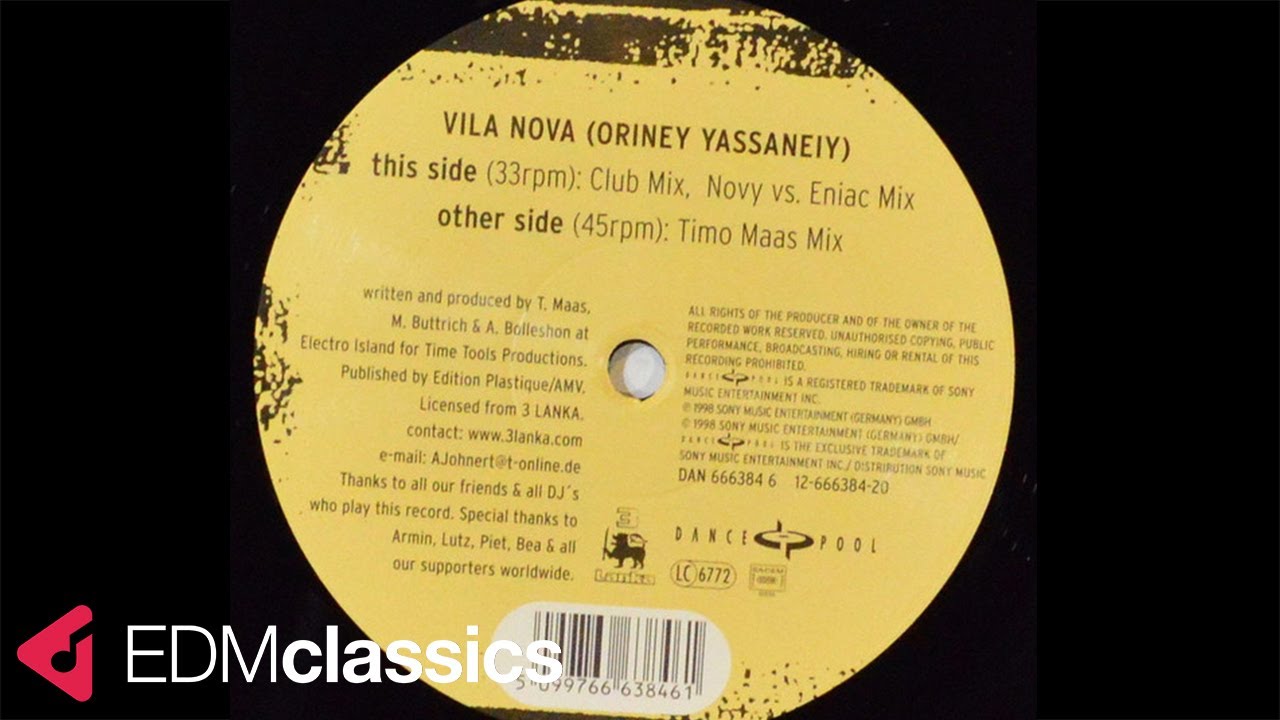 Orinoko - Vila Nova (Oriney Yassaneiy) (Club Mix) (1997)