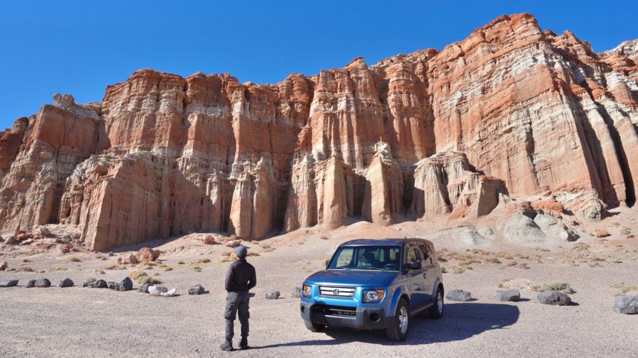 Desert canyon car camping, ricardo campground, red rock canyon state park, california