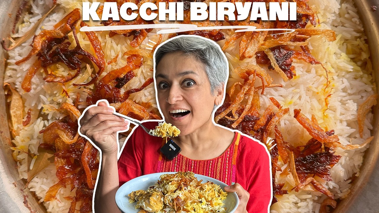 My absolute favourite dish to cook, eat and share - KACCHI CHICKEN BIRYANI