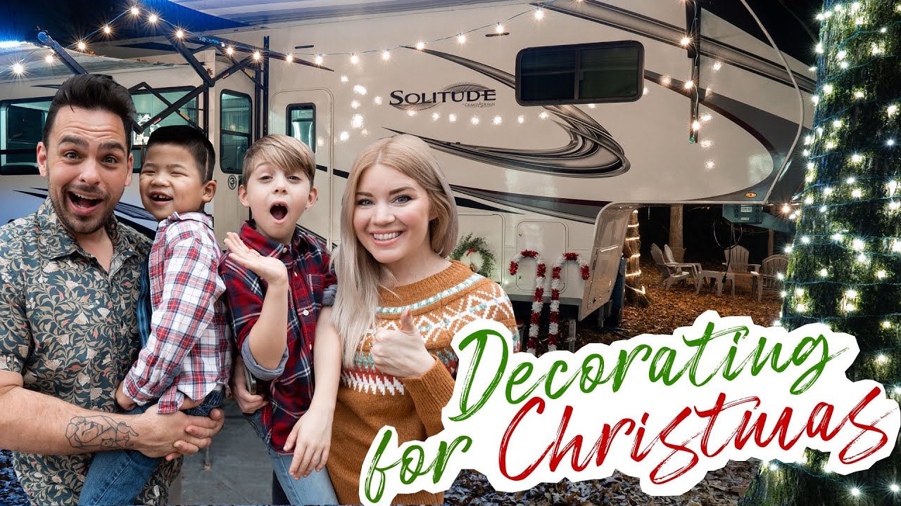 DECORATING FOR CHRISTMAS! 🎄 Family of 9 RV Life!