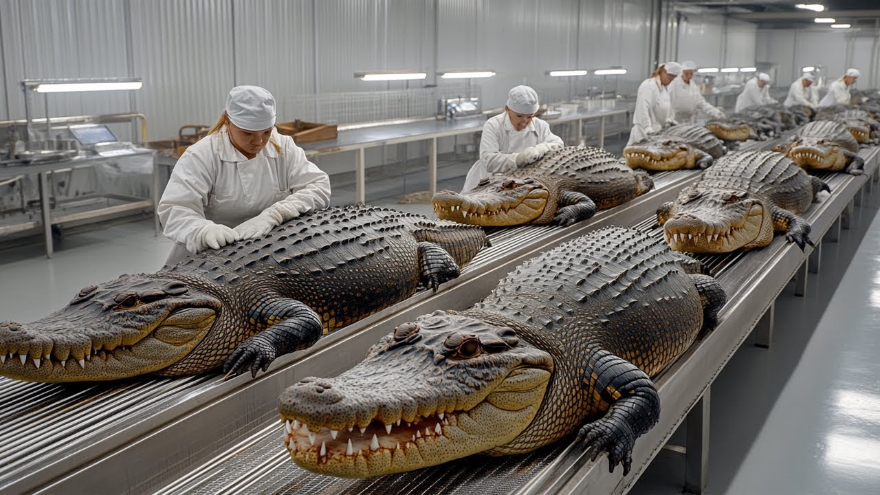 Inside China’s Crocodile Empire – How 5 Million Crocodiles Are Farmed Each Year for Skin and Meat