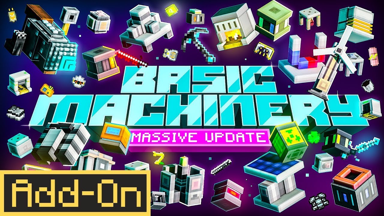 BASIC MACHINERY 2.0 ADDON: Nuclear Reactors Unleashed in Minecraft Bedrock!