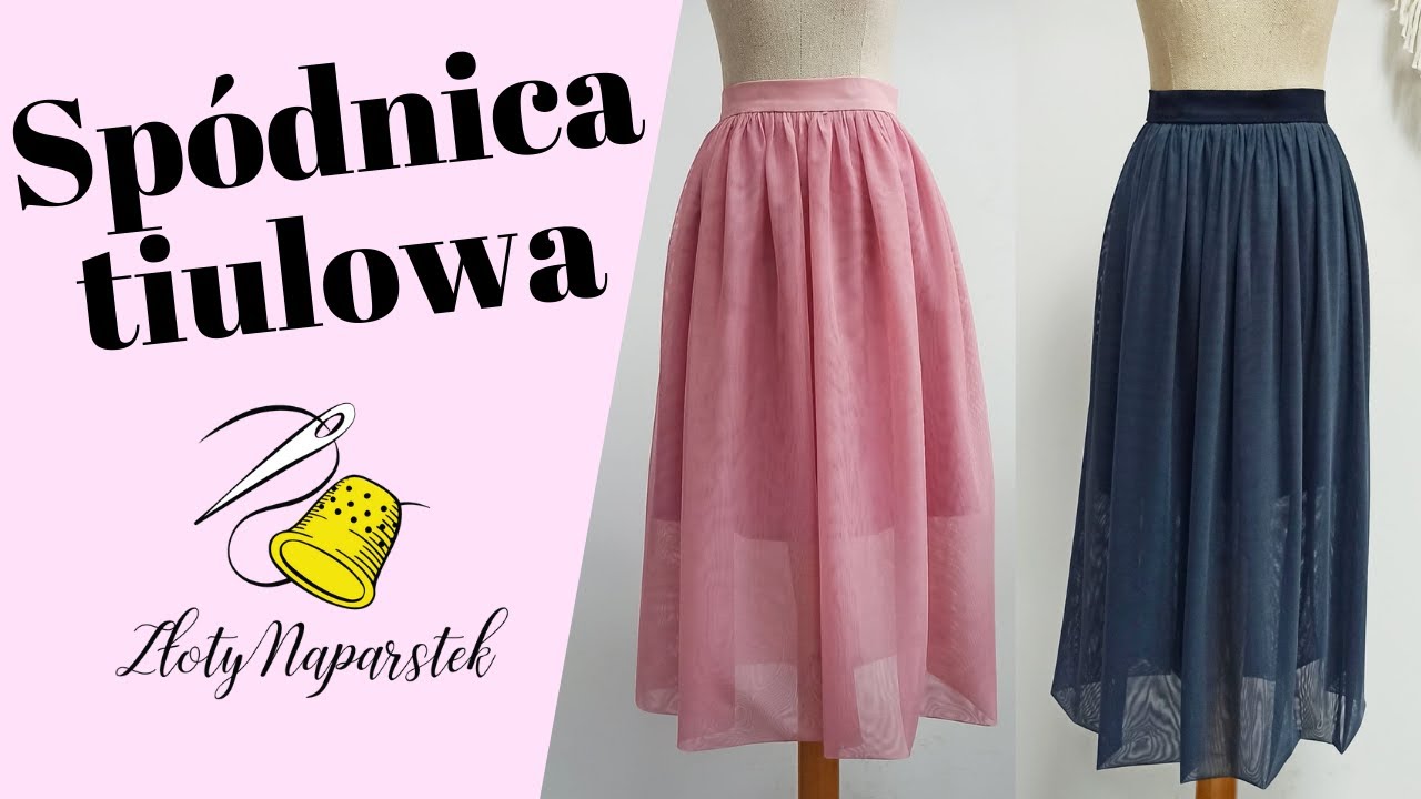 Spódnica marszczona  tiulowa - teraz warsztaty gratis