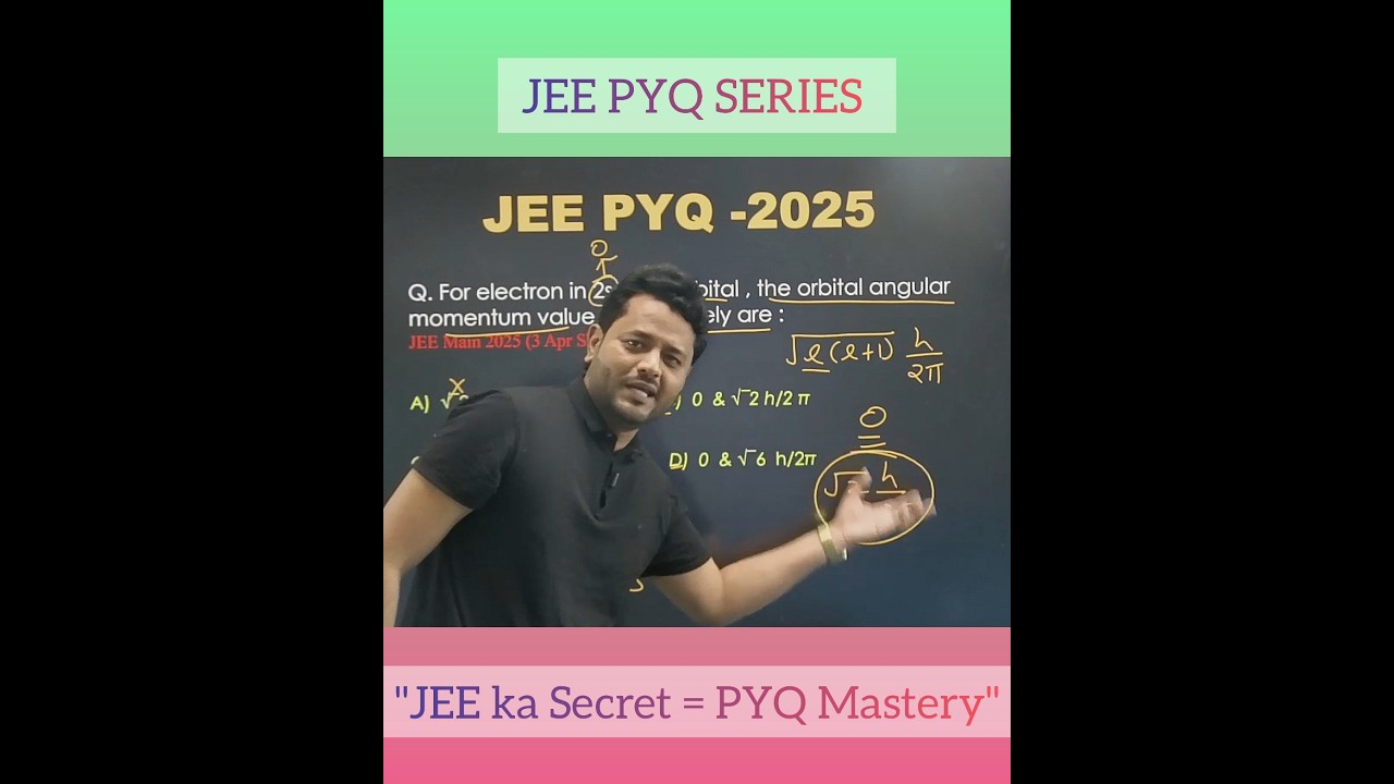 &ldquo;JEE crack karna hai? Computer ji&hellip; PYQ lock kiya jaye!&rdquo; | #jee #jeemains #pyq #chemistry #shorts