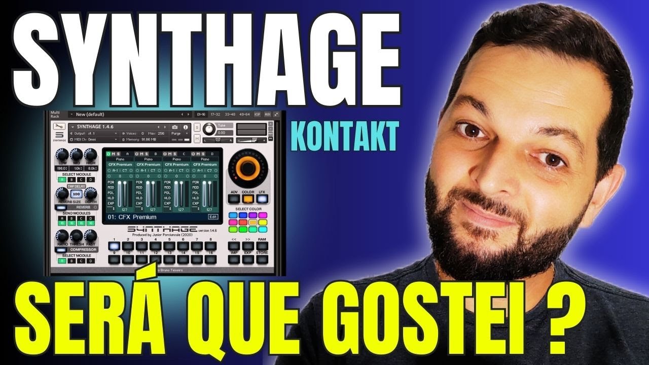 SYNTHAGE PARA KONTAKT , REVIEW DOS MELHORES TIMBRES E RECURSOS