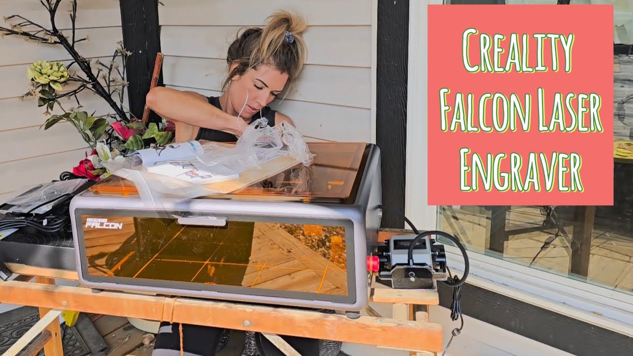 Creality Falcon A1 Laser Engraver - Unboxing and Start Up