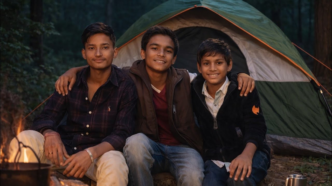 Jungle ke andar camping video😱.#jingle