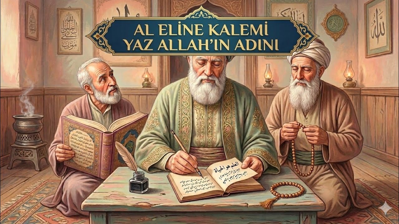 Al Eline Kalemi Yaz Allah'ın Adını | Yapay Zeka Mix #kesfet