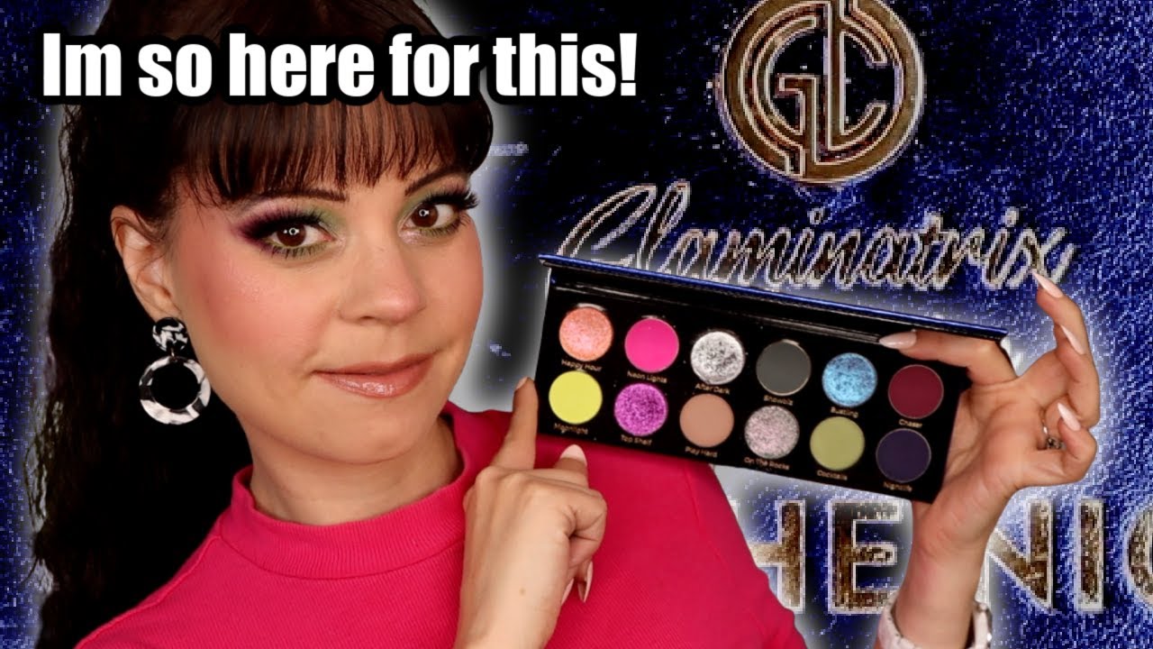 Glaminatrix Into the night palette, 4 looks, swatches and review!