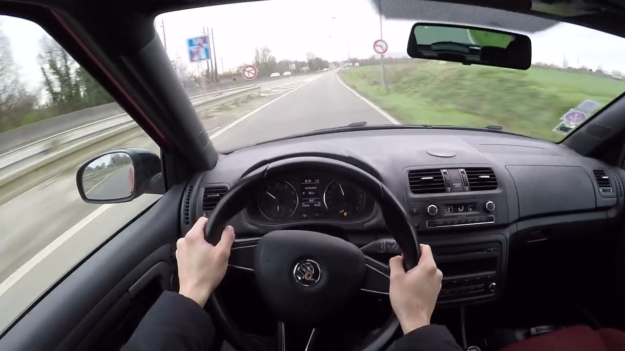 Skoda Fabia II 1.2 TSI (2014) - POV Drive