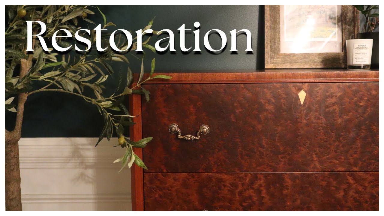 Restoring a Timeless Antique Dresser // Dresser Restoration