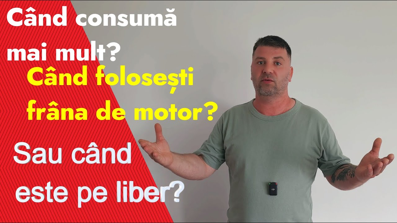Consuma mai mult pe liber sau cand faci frana de motor?  Video Subtitrat
