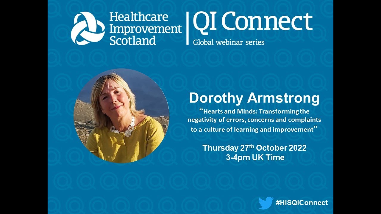 QI Connect with Dorothy Armstrong, Thursday 27th October 2022