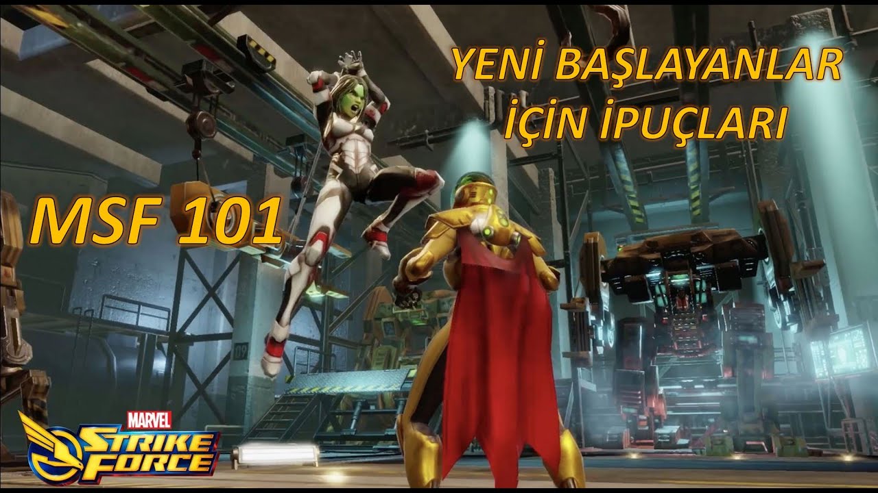 Yeni başlayanlar i&ccedil;in ipu&ccedil;ları ve rehber - Marvel Strike Force - MSF