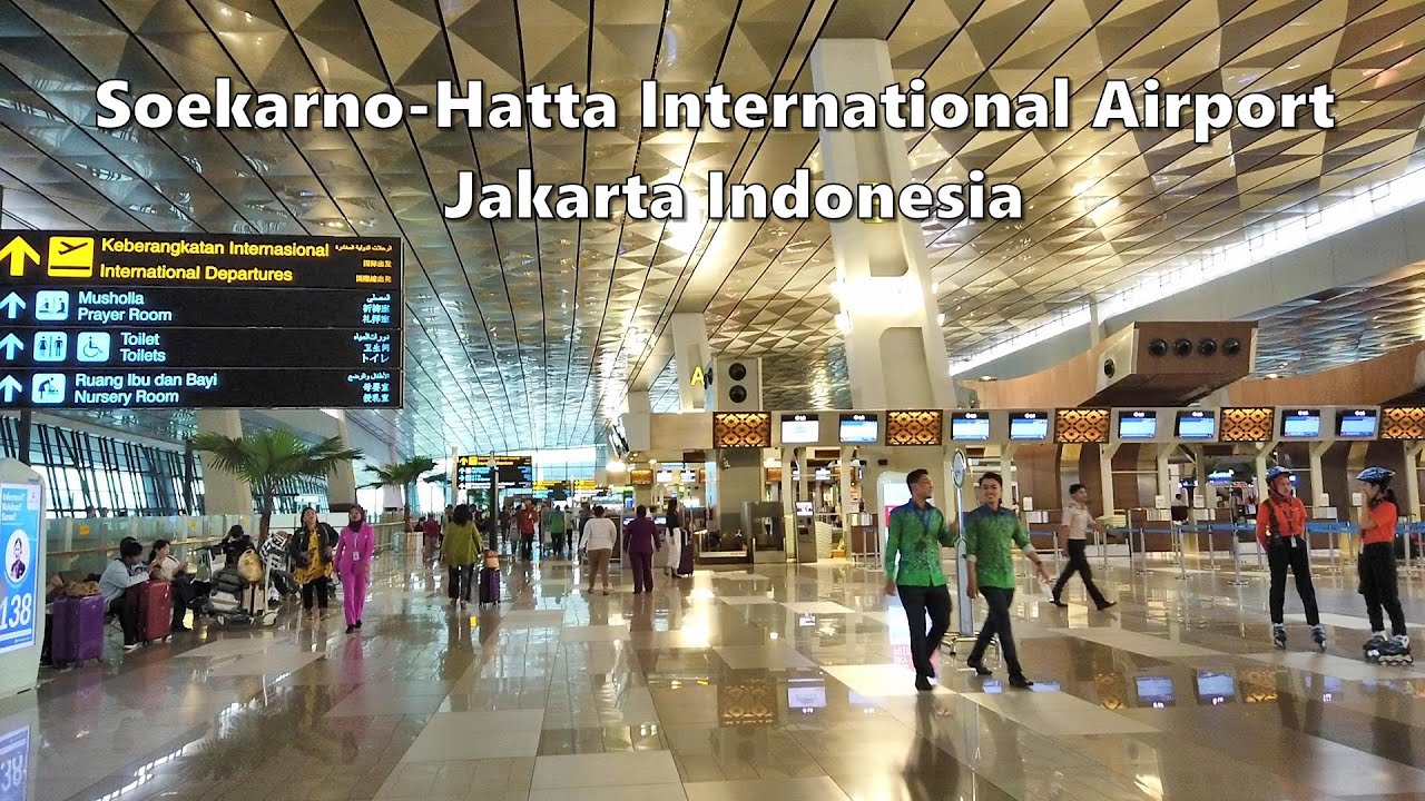 SOEKARNO HATTA International Airport Terminal 3 Walking Tour - JAKARTA Indonesia
