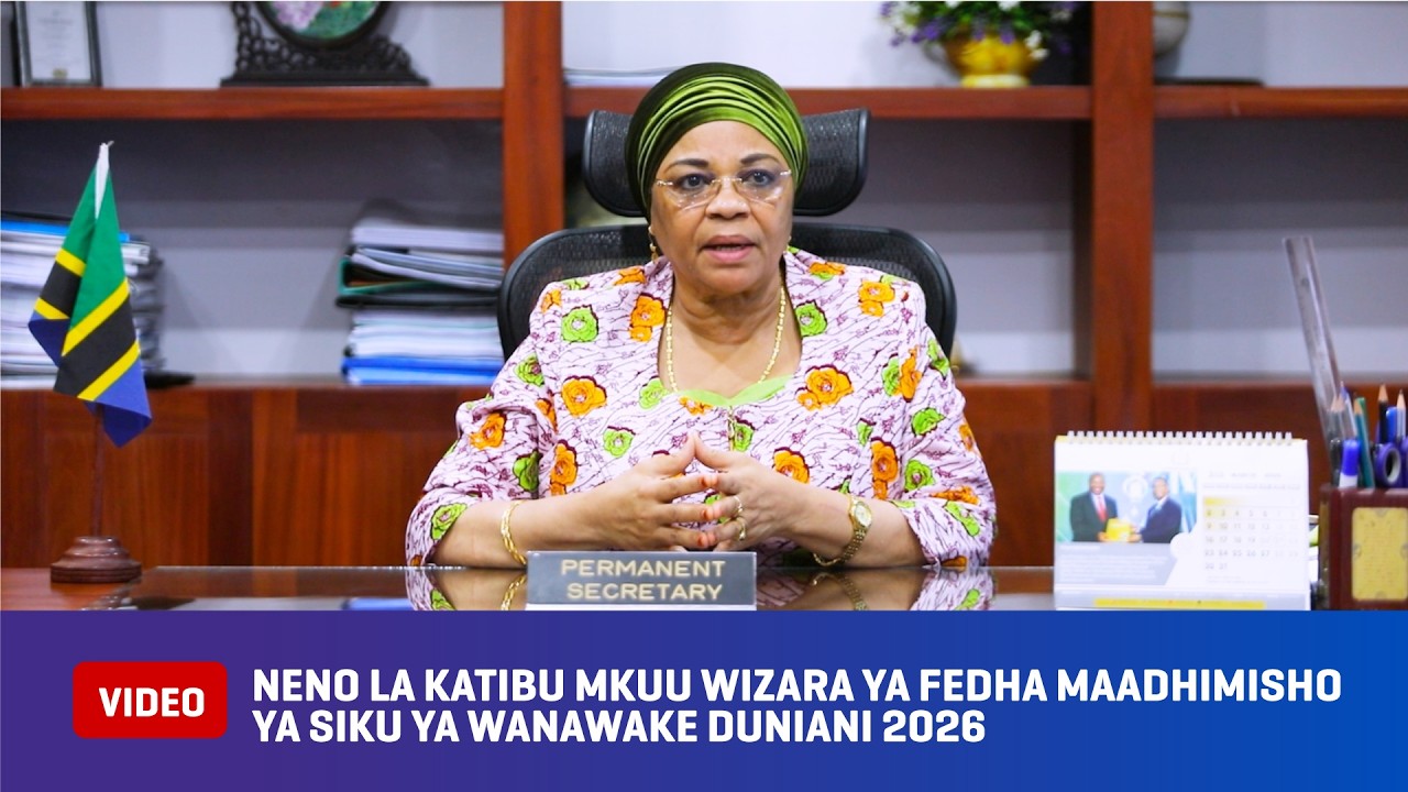 NENO LA KATIBU MKUU WIZARA YA FEDHA KUELEKEA MAADHIMISHO YA SIKU YA WANAWAKE DUNIANI 2026