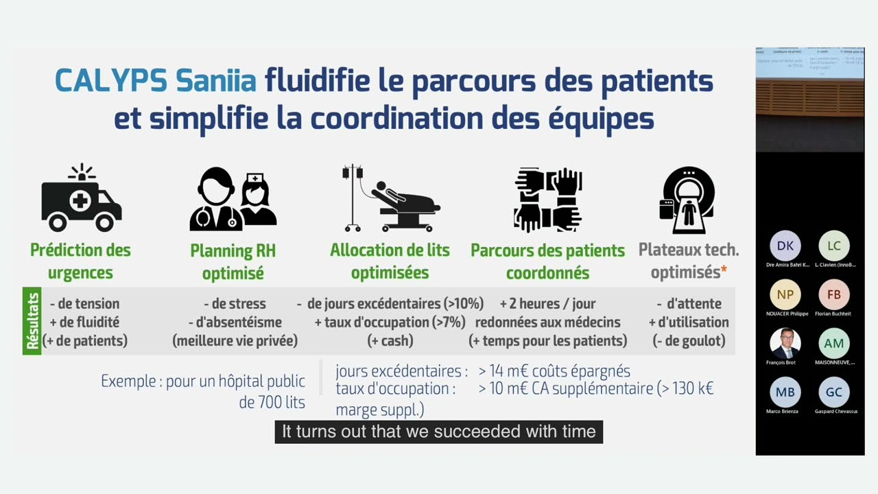 Gestion des flux: anticiper les admissions aux urgences - Karim Bensaci (Calyps) - Medicalytics 2022