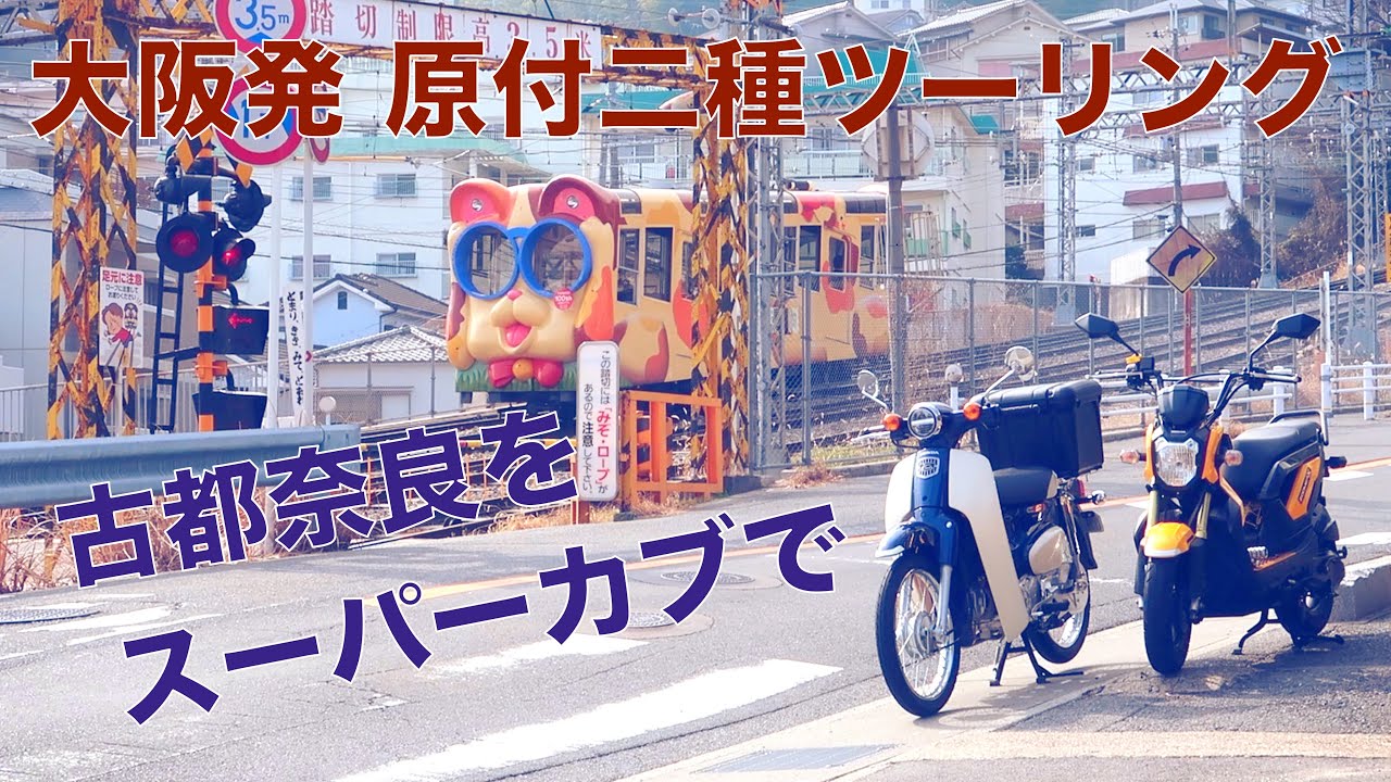 スーパーカブ110(JA44)で古都奈良を散策ツーリング！原付二種で御朱印集めと昔ながらのラーメン！