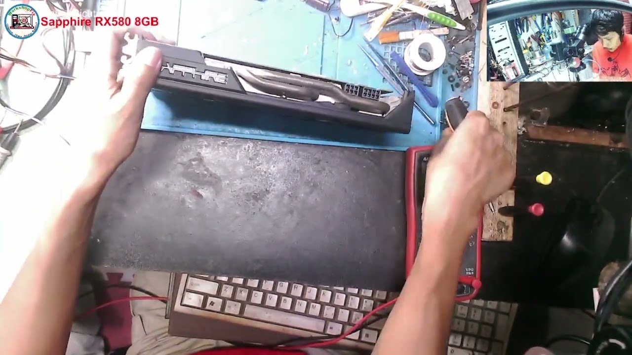 SAPPHIRE NITRO+ Radeon RX 580 8GB GDDR5 - NO DISPLAY, NO POWER, OPEN SMD FUSE SHORTED CAPS(SOLVED!)