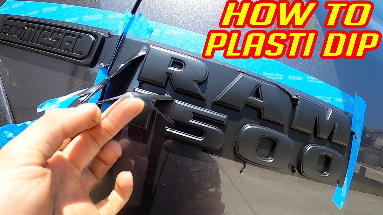 Plasti Dip Chrome Removal on RAM 1500