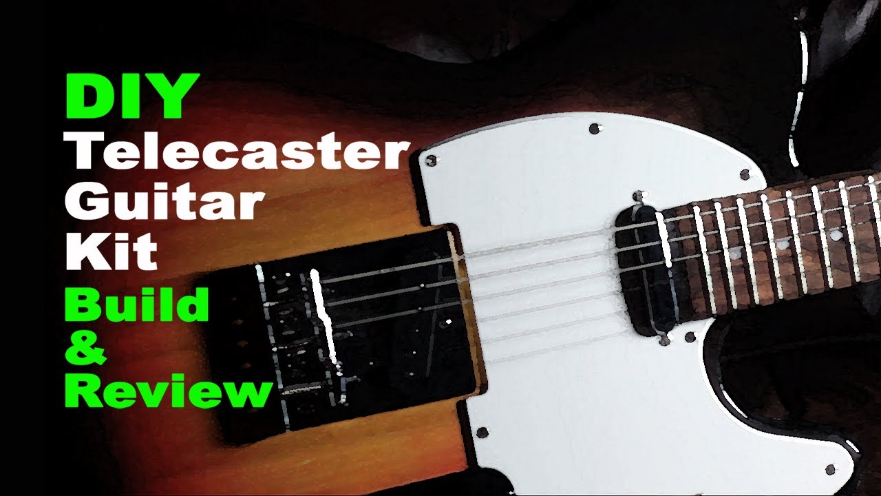 DIY Telecaster Guitar Kit-  Build and Review!