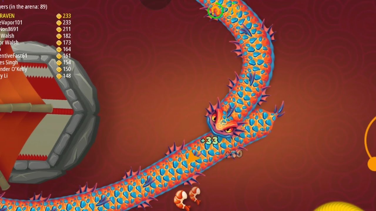 1.31🐉 Just Unlocked the Beautiful Salamandra Worm in Worms Zone Chinese New Year Event!