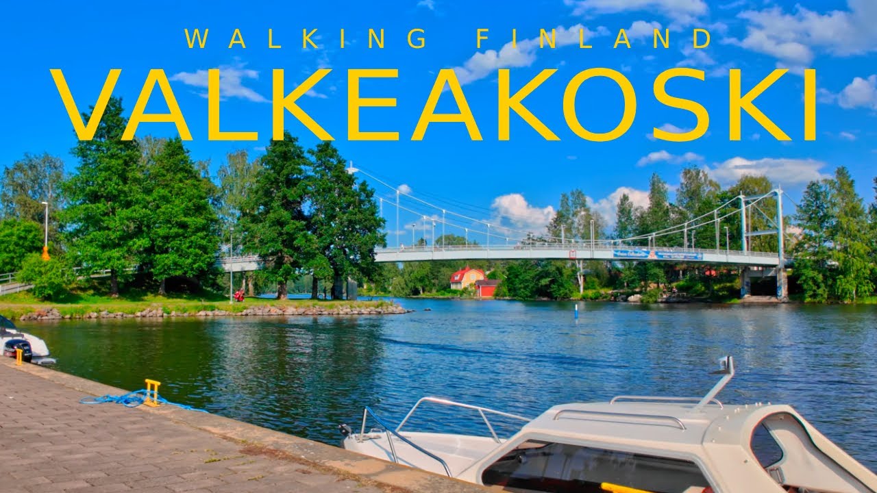 Walking Finland: Valkeakoski, July 2025 [4K] #slowtv