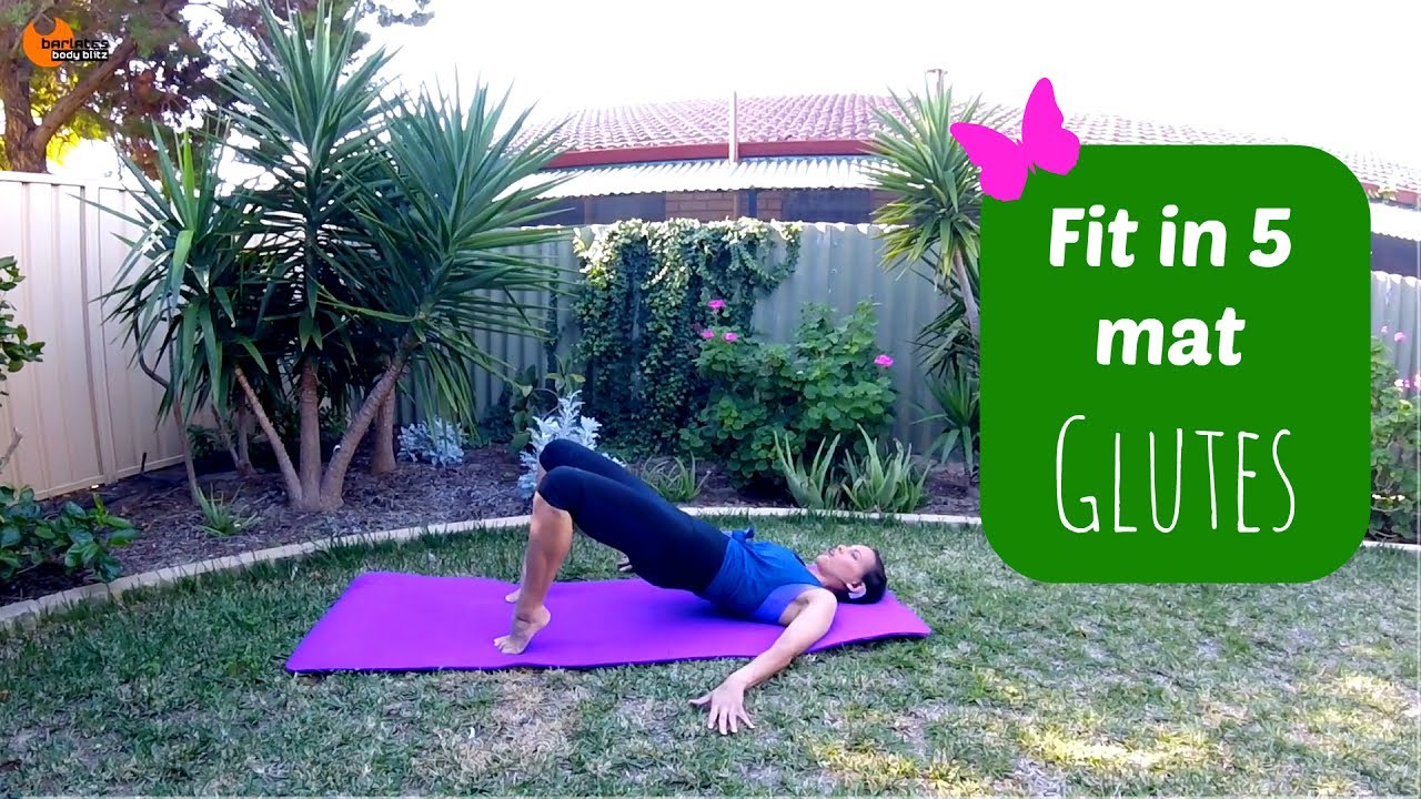 10 min Grow your Glutes Pilates Booty Workout - No Equipment Butt Burner 🔥