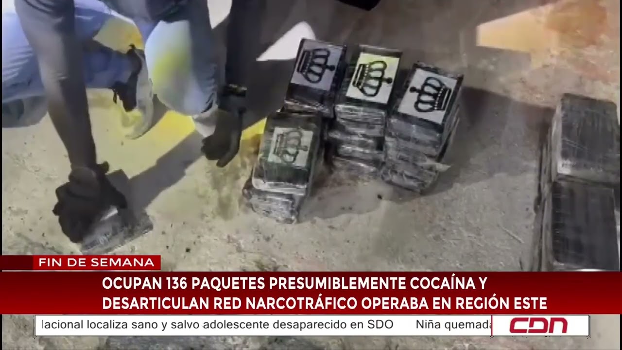 Ocupan 136 paquetes presumiblemente cocaína y desarticulan red narcotráfico operaba en región Este