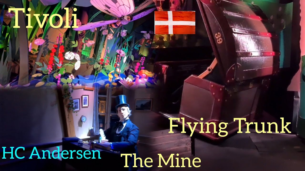 Minen (The mine)&The flying trunk (Flyvende kuffert) at Tivoli Copenhagen#denmark#copenhagen#park 